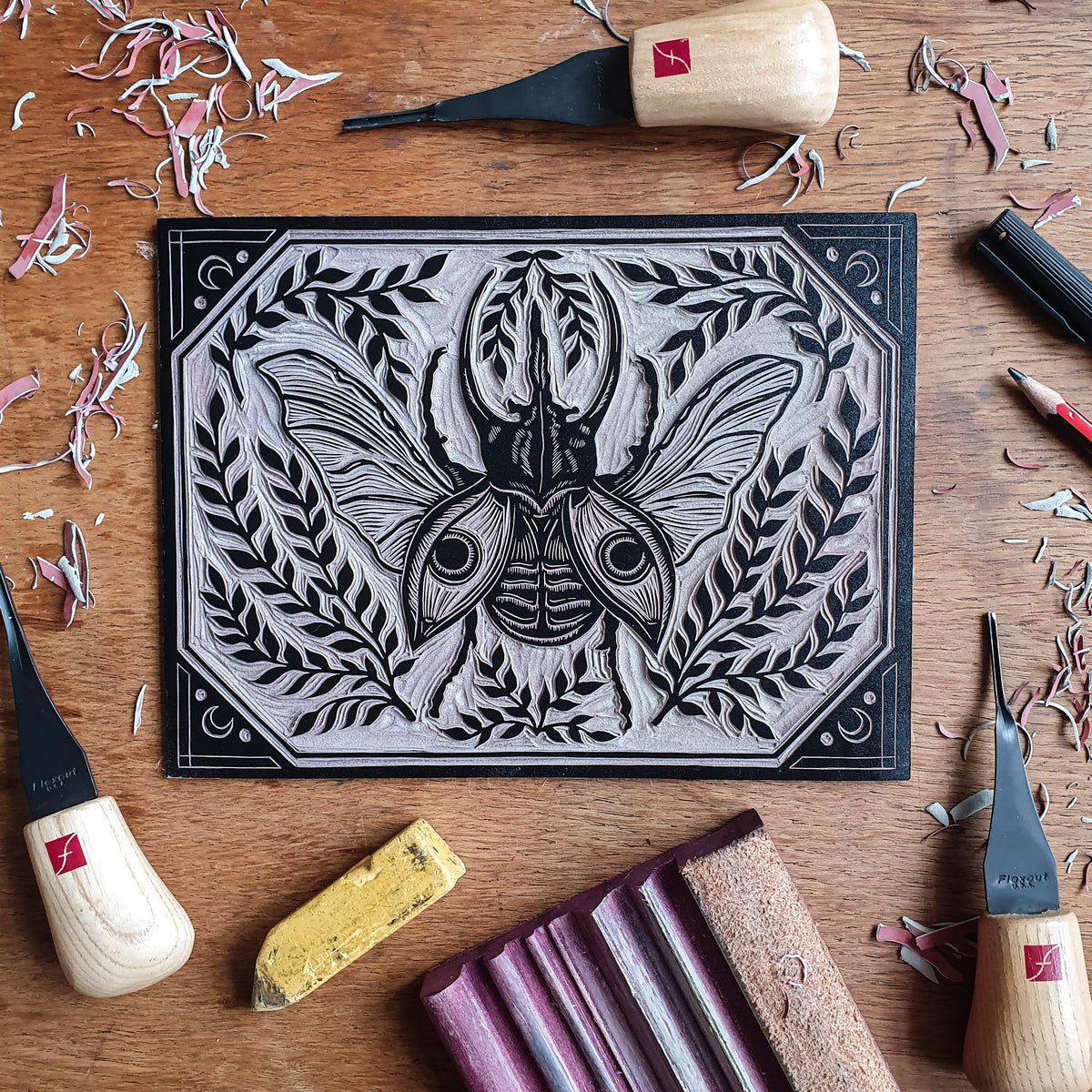 A Guide to Linocut Tools β RLH Prints